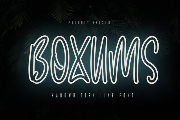 Boxums: Elevating Brand Identity with the Double Line Font Aesthetic