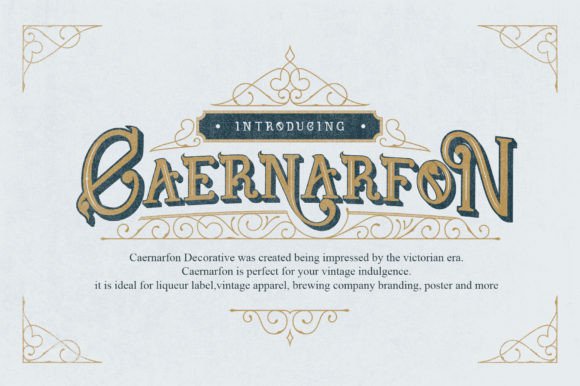 Caernarfon: Mastering Vintage Typography for Modern Branding