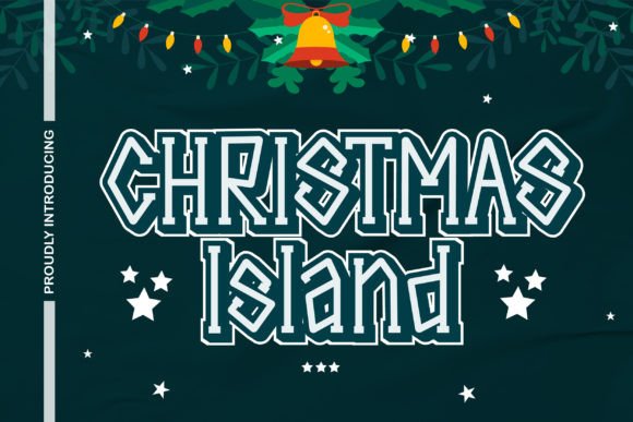 Christmas Island Font: A Festive Display Typeface for Holiday Designs