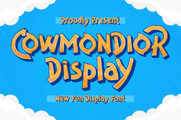 Cowmondior: A Sweet Display Font for Modern Brands