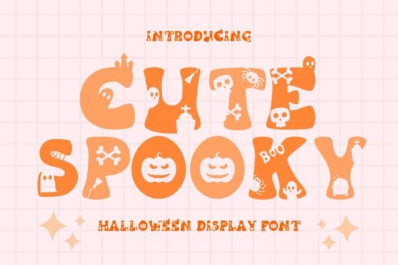 Cute Spooky: The Retro Halloween Display Font That Balances Charm and Creepiness
