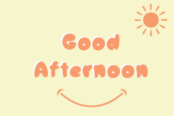 Good Afternoon: Integrating a Playful Display Font into Professional Design Workflows