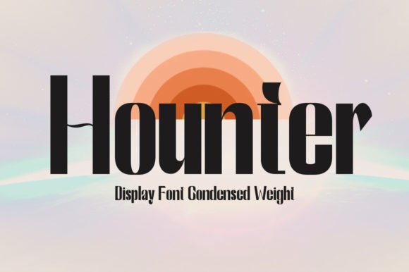 Hounter: A Whimsical Display Font for Modern Brands