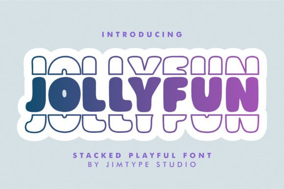 Jollyfun Stacked Font: Playful Design Guide