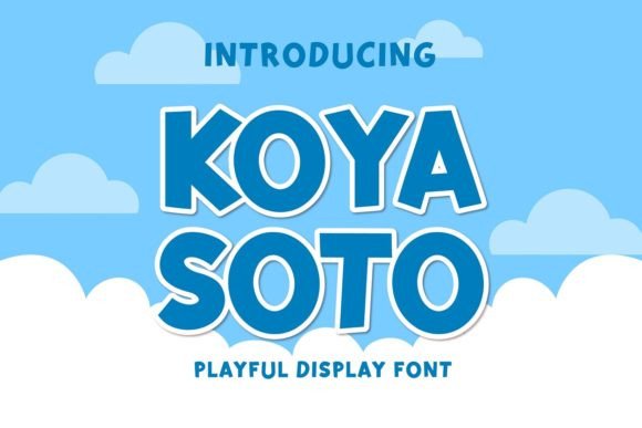 Koya Soto: Playful Display Font