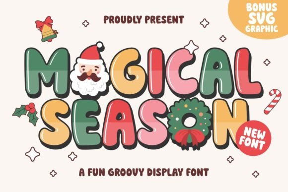 Magical Season: Bold Retro Font for Design