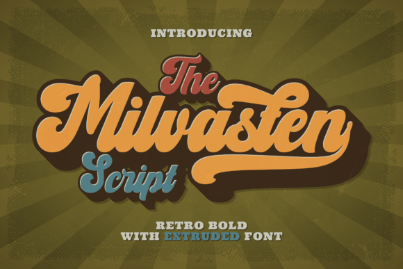 Milvasten: A Practical Look at a Retro Script Display Font