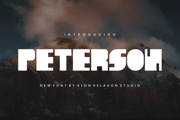 Peterson: A Magical Display Font