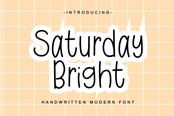 Saturday Bright: Elevating Your Designs with Classic Handwritten Charm