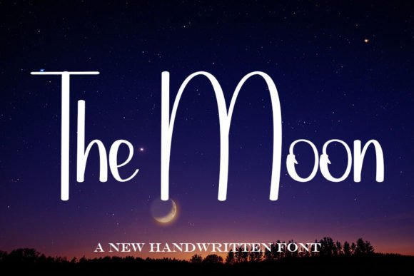 The Moon: Elevating Digital Design with Timeless Handwritten Elegance