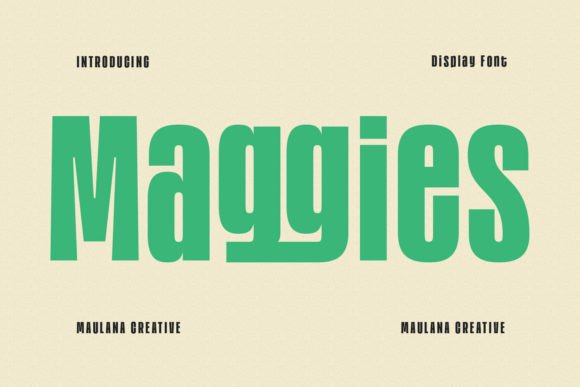 Unleashing Creative Potential with Maggies: The Modern Condensed Sans Display Font